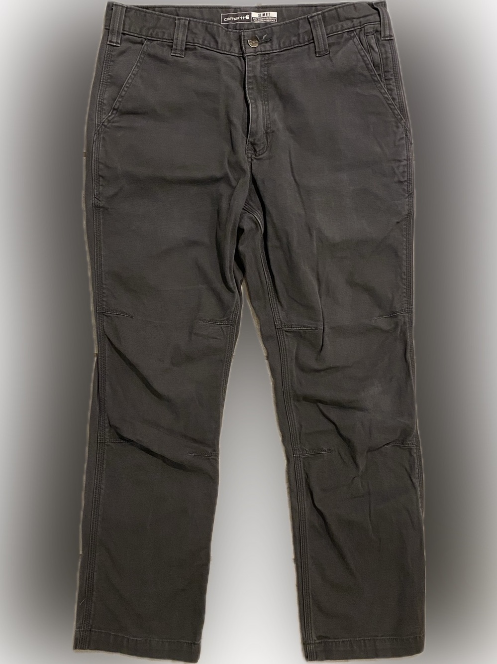 Carhartt slim fit pants, size 33x30, color gray